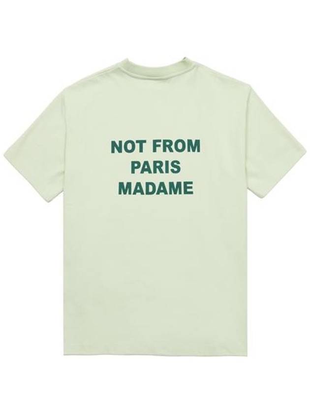 Drold Monsieur Slogan Short Sleeve T Shirt TS101 CO002 LGN - DROLE DE MONSIEUR - BALAAN 2