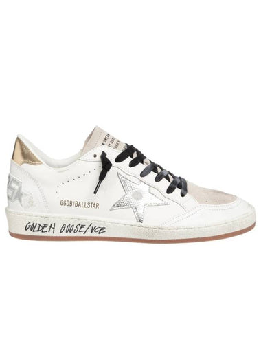 Ballstar Gold Top Low Top Sneakers White - GOLDEN GOOSE - BALAAN 1