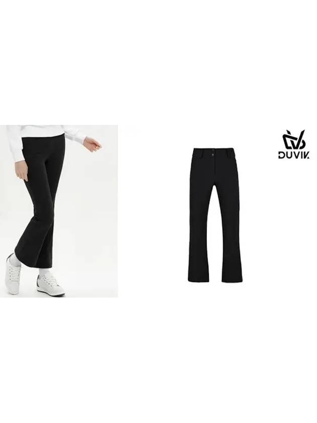 Mink Bonding Semi Bootcut Pants DD4WPT382BK - DUVIK - BALAAN 7