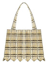 Tweed shopper bag eggnog - PLEATSMAMA - BALAAN 5