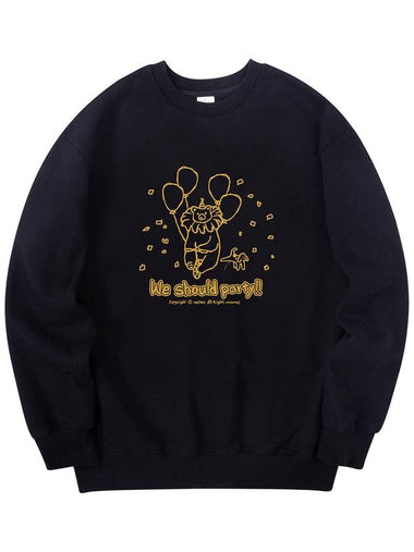 Party Bear Sweatshirt Black - RADINEO - BALAAN 1