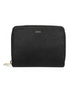 Women's Emmanuel Compact Bicycle Wallet Black - A.P.C. - BALAAN.