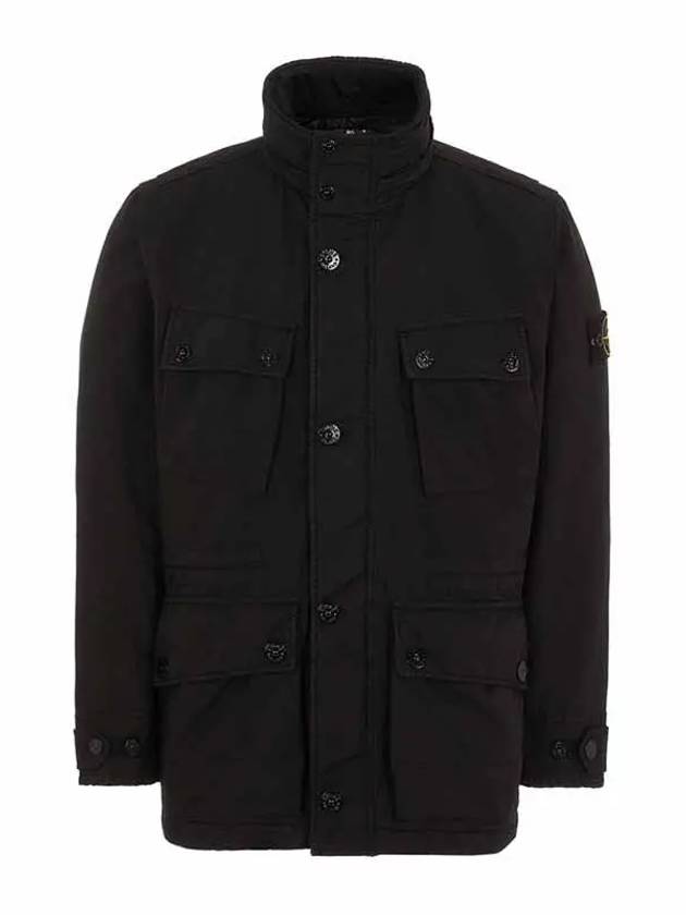 Men's Logo Patch Jacket Black - STONE ISLAND - BALAAN 2