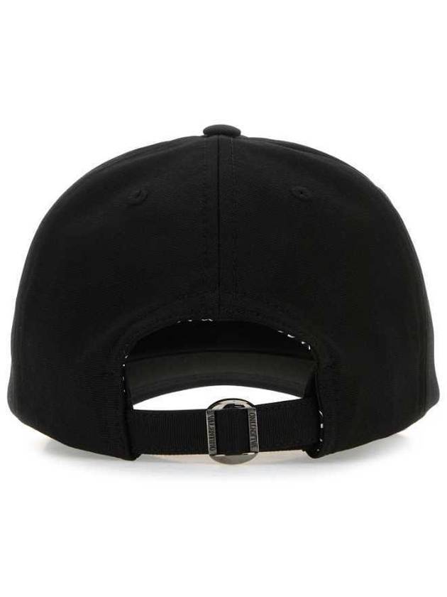 V Logo Ball Cap Black - VALENTINO - BALAAN 4