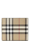 Check Half Wallet Beige - BURBERRY - BALAAN 4