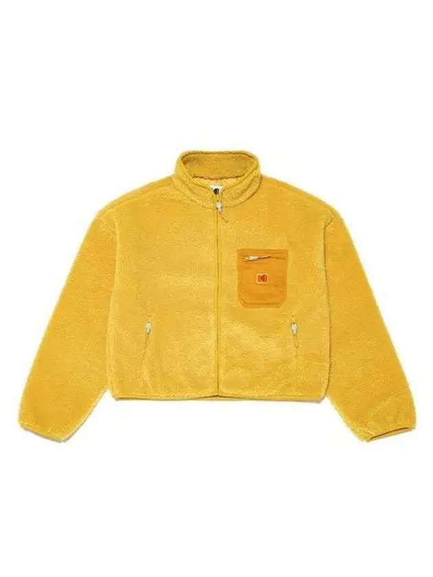 KODAK Essential Fleece Stan Neck Jacket Women YELLOW - KODO - BALAAN 1