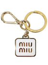 Keyring 5PS0662F4A F0009 Bianco - MIU MIU - BALAAN 2