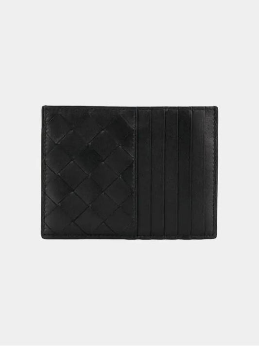 Intrecciato Card Wallet Black - BOTTEGA VENETA - BALAAN 2