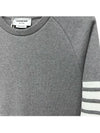 4 Bar Stripe Sweatshirt Grey - THOM BROWNE - BALAAN 4