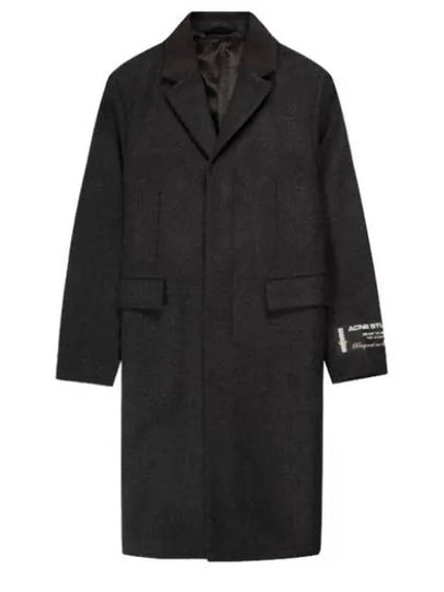 Tailored Wool Blend Single Coat Dark Grey - ACNE STUDIOS - BALAAN 2