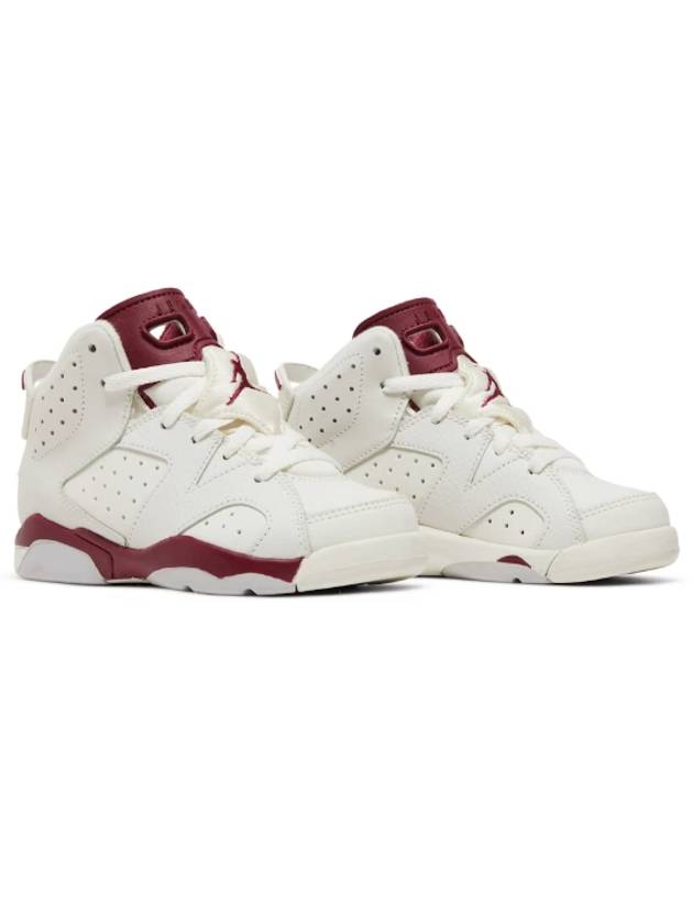 PS Air Jordan 6 Retro Maroon PS 384666 116Air Jordan 6 Retro Maroon Preschool - NIKE - BALAAN 8