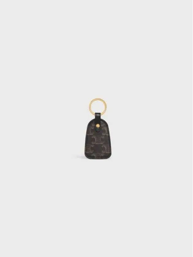 Triomphe Key Holder Black - CELINE - BALAAN.