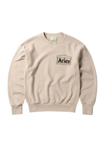 Aries Premium Temple Crew Neck Sand - ARIES - BALAAN 1