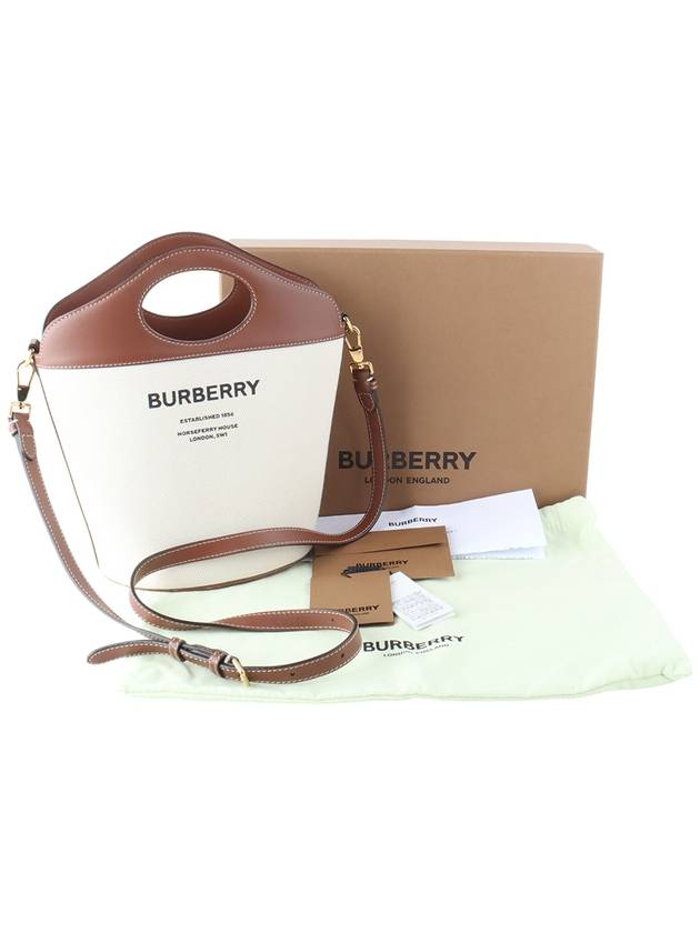 80462421 Small two tone pocket bucket shoulder bag department store invoice 33836Y 2 - BURBERRY - BALAAN 8