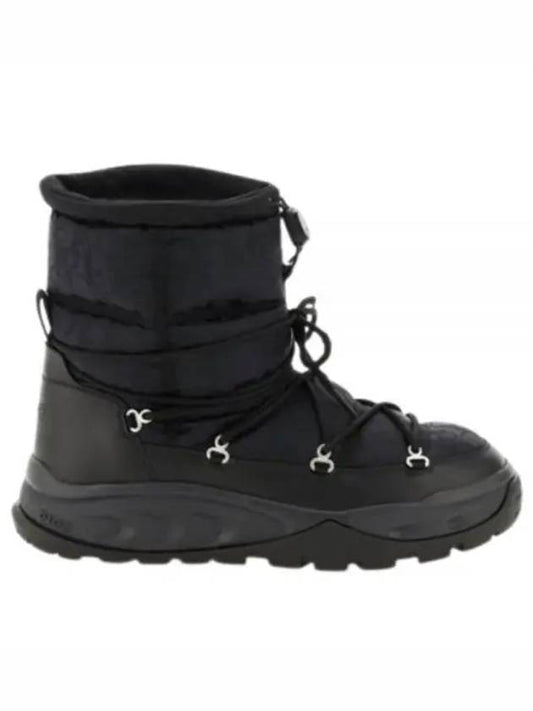 Leather Snow Winter Boots Black - DIOR - BALAAN 1