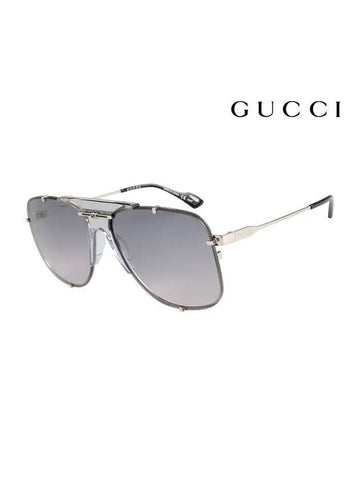 GoGGles Metal Sunglasses Silver - GUCCI - BALAAN 1