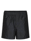 Men's Toile Iconographe Shorts Black - VALENTINO - BALAAN 2