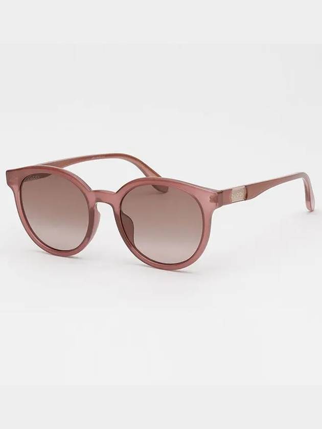 Eyewear Asian Fit Translucent Horn-Rimmed Sunglasses Pink - GUCCI - BALAAN 9