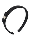 Vara Bow Hairband Black - SALVATORE FERRAGAMO - BALAAN 1