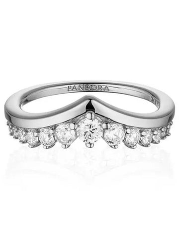 Timeless Wish Floating Pave Ring Sterling Ring Silver - PANDORA - BALAAN 1