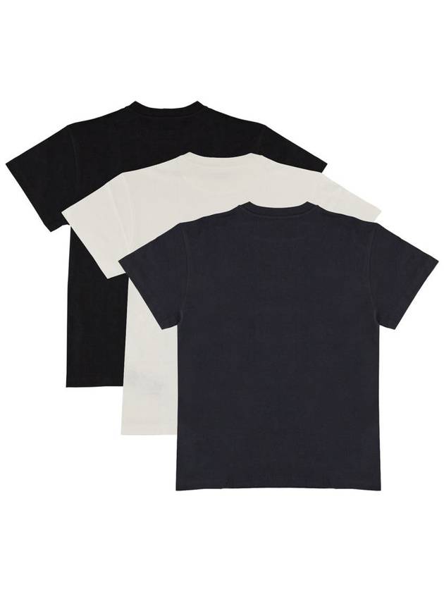 3 Pack Organic Cotton Short Sleeves T-shirt - JIL SANDER - BALAAN 6