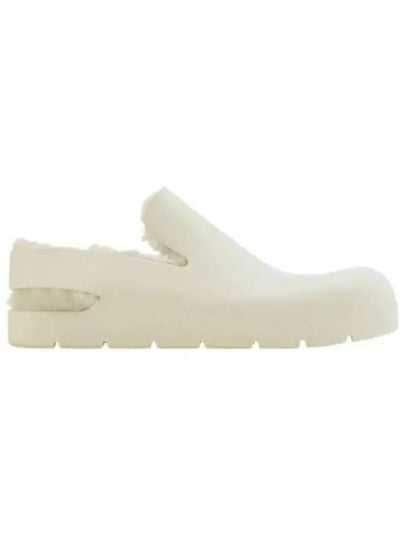 Shearling Puddle Sandals Off White - BOTTEGA VENETA - BALAAN 2