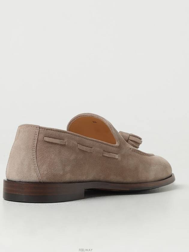 Tassel Detail Suede Loafers Beige - BRUNELLO CUCINELLI - BALAAN 5