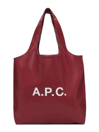 Ninon Logo Print Tote Bag Red - A.P.C. - BALAAN 1