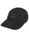 24 S S Men's Logo Patch Nylon Ball Cap Black FG870031NYL001 - FEAR OF GOD - BALAAN 1