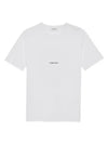 Rive Gauche Short Sleeve T-Shirt White - SAINT LAURENT - BALAAN 2