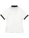 Waffle Collar T-Shirt Women WHITE - 20THHOLE - BALAAN 3