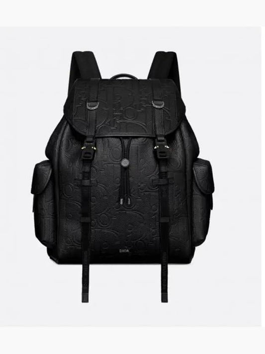 Hit Road Grained Calfskin Backpack Black - DIOR - BALAAN 2