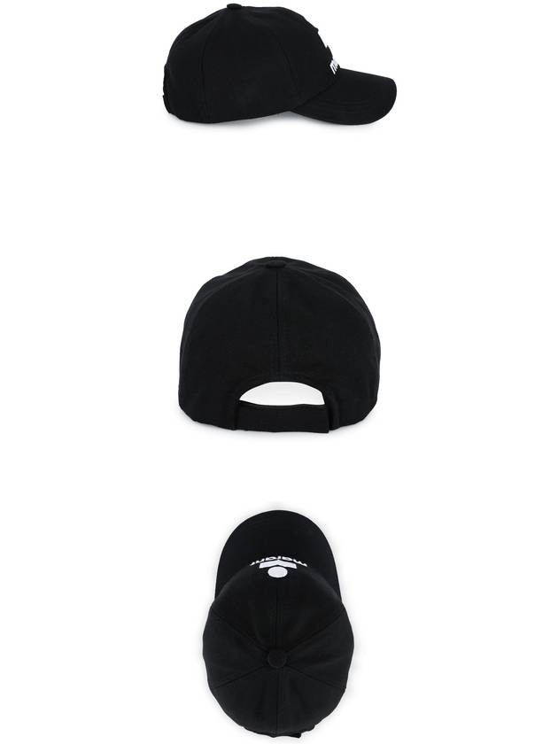 Tyron Logo Cotton Ball Cap Black - ISABEL MARANT - BALAAN 7