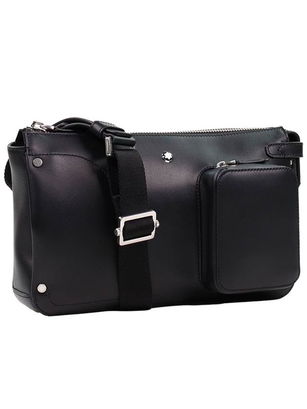 Pocket Logo Clutch Bag Black - MONTBLANC - BALAAN 4