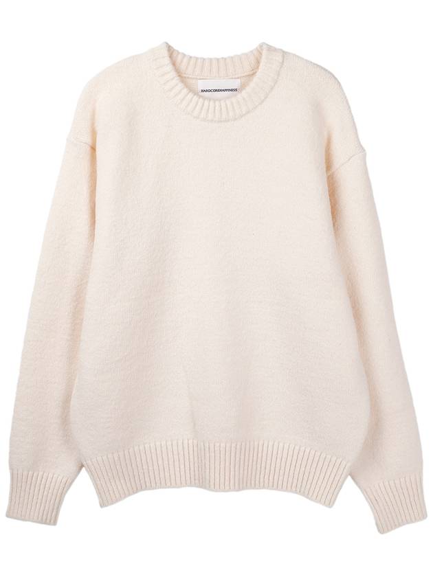 Pullover Muffler Knit Top Set Ivory - HARDCORE HAPPINESS - BALAAN 4