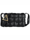 Cassette Intrecciato Padded Small Cross Bag Black - BOTTEGA VENETA - BALAAN 2