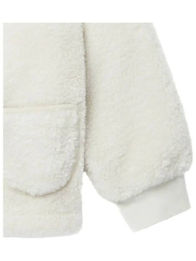 Kids Fleece Jacket White 8R2C17 Z0776 101 - STELLA MCCARTNEY - BALAAN 4