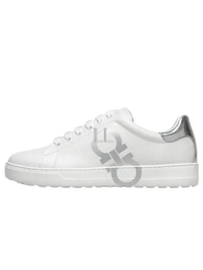 Gancini Low Top Sneakers White - SALVATORE FERRAGAMO - BALAAN 2