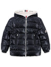 Kids GANZORIG down lightweight padded jacket navy 1A00019 595ZJ 778 8 10A - MONCLER - BALAAN 3