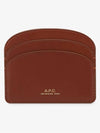 Demi Lune Card Wallet Brown - A.P.C. - BALAAN 3