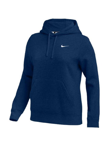 Logo Team Club Pullover Hoodie Navy - NIKE - BALAAN 1