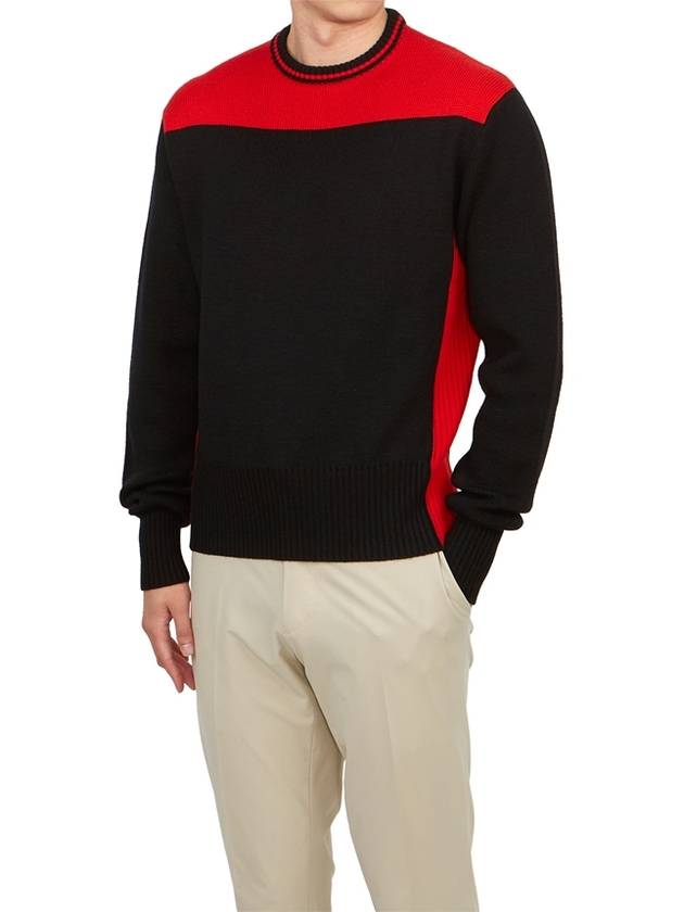 Ferragamo Men s Knit 12 2167 NERO RED 0765669 - SALVATORE FERRAGAMO - BALAAN 4