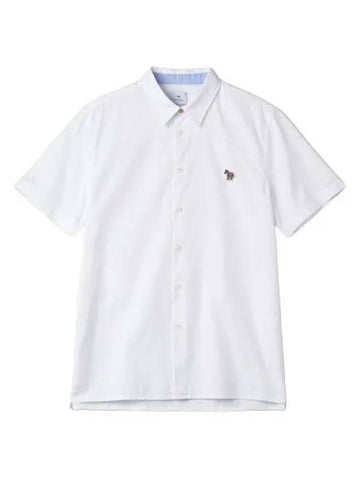 Casual fit zebra shirt white short sleeve t - PAUL SMITH - BALAAN 1