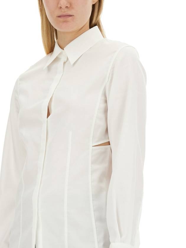 Blouse Shirt N10HW502 C7J WHITE - HELMUT LANG - BALAAN 5