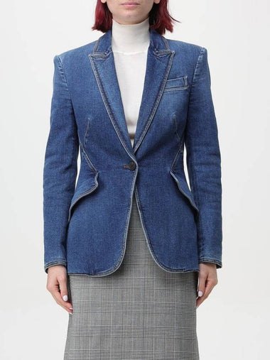 Blazer a monopetto Alexander McQueen - ALEXANDER MCQUEEN - BALAAN 1