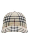 Check Pattern Cotton Ball Cap Beige - BURBERRY - BALAAN 2