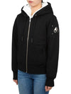 Classic Bunny Zip Up Hoodie White Black - MOOSE KNUCKLES - BALAAN 4