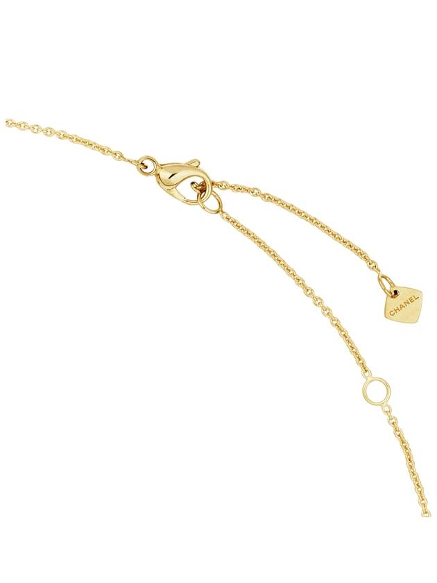 Coco Crush Quilted Motif Necklace Gold - CHANEL - BALAAN 5