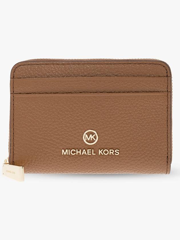 Michael Michael Kors Leather Wallet, Women's, Brown - MICHAEL KORS - BALAAN 1