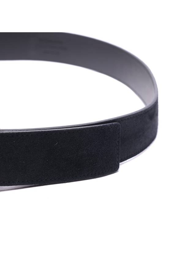 YSL Gold Hardware Leather Belt Black - SAINT LAURENT - BALAAN 6